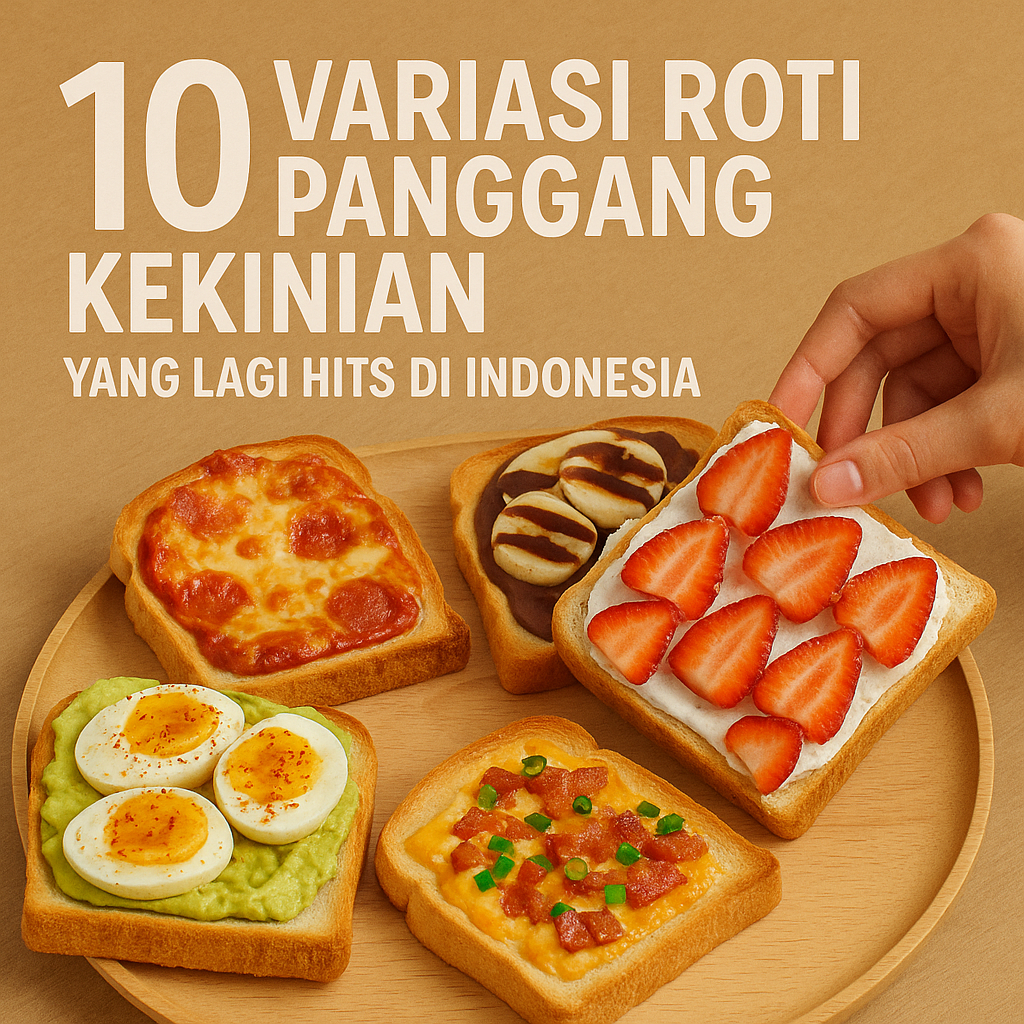 10 Variasi Roti Panggang Kekinian yang Lagi Hits di Indonesia