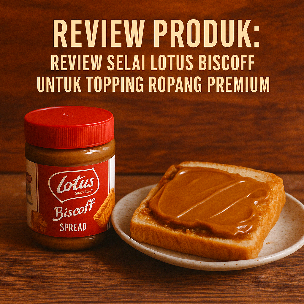 Review Selai Lotus Biscoff untuk Topping Ropang Premium