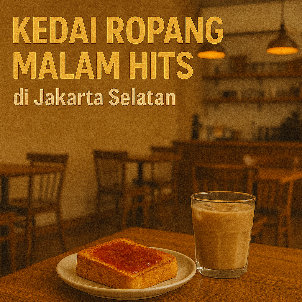 Kedai Ropang Malam Paling Hits di Jakarta Selatan