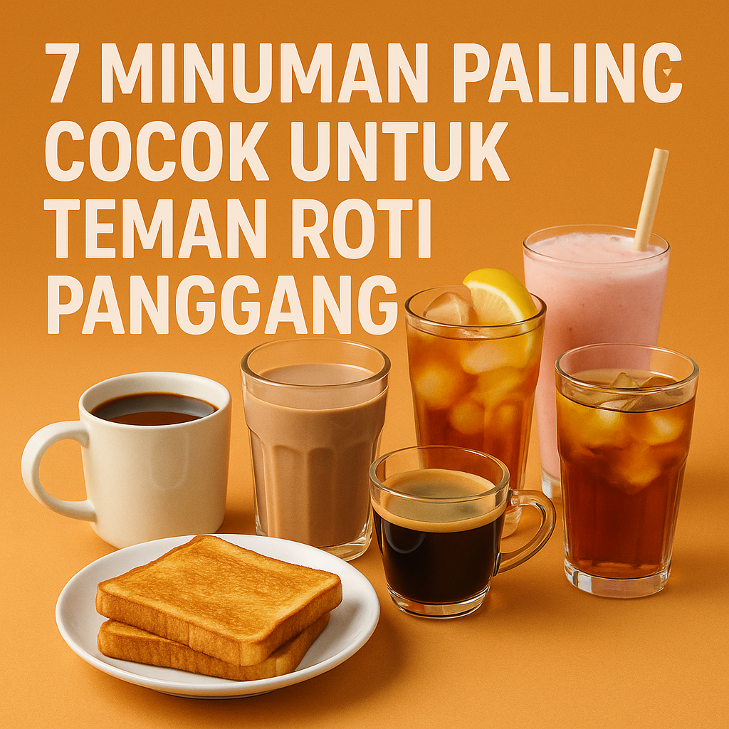 7 Minuman Paling Cocok untuk Teman Roti Panggang