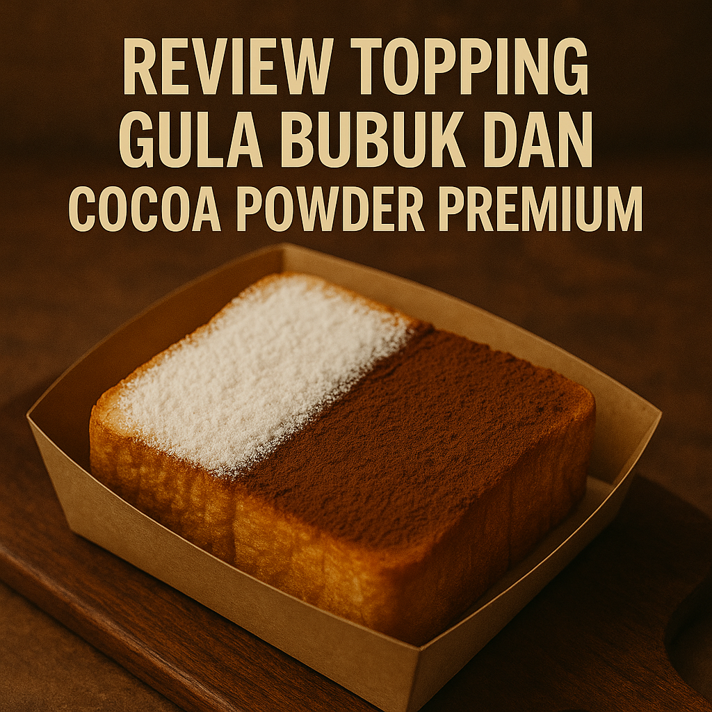 Review Topping Gula Bubuk dan Cocoa Powder Premium