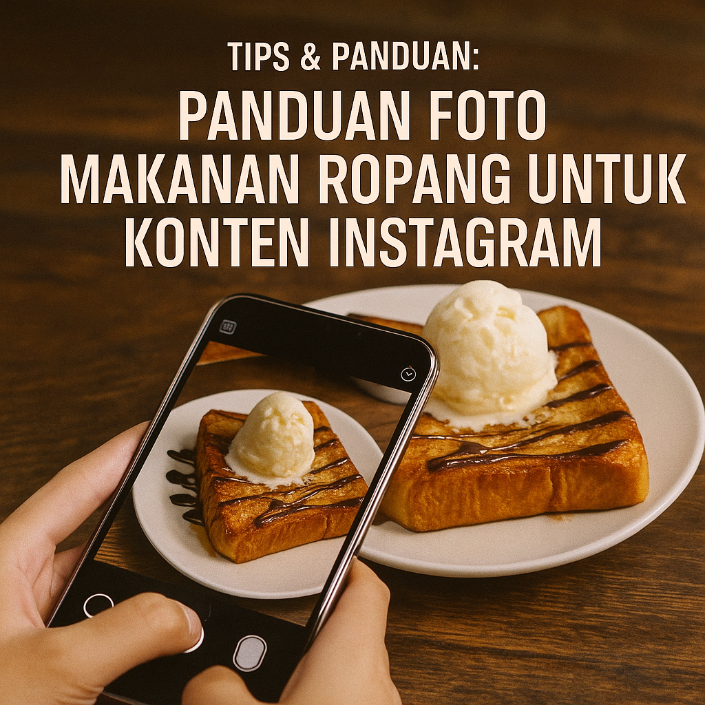 Panduan Foto Makanan Ropang untuk Konten Instagram