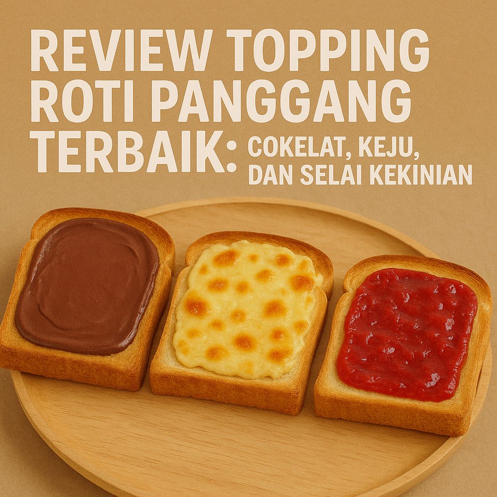 Review Topping Roti Panggang Terbaik: Cokelat, Keju, dan Selai Kekinian