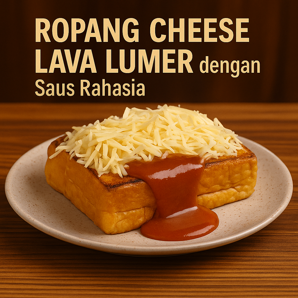 Ropang Cheese Lava Lumer dengan Saus Rahasia